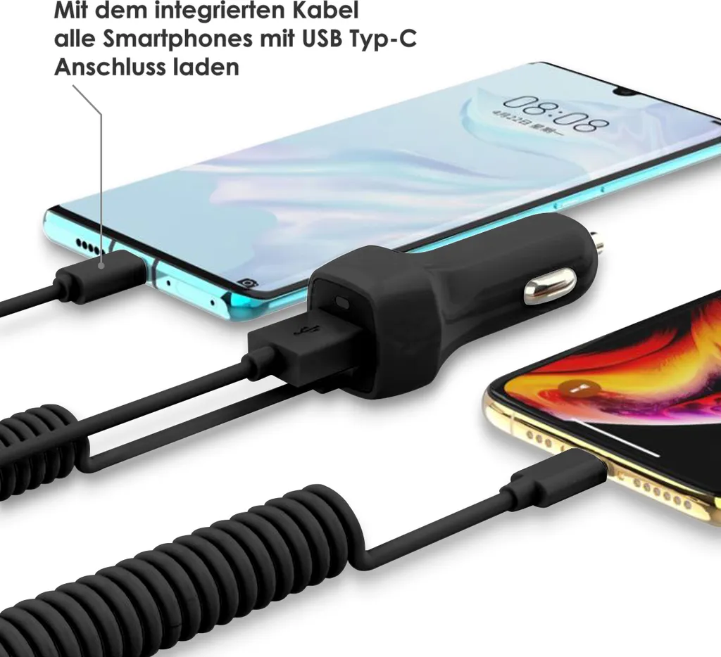 Auto Ladekabel Für Samsung Galaxy Z Flip S22 S21 FE Plus Ladegerät USB Typ C Kfz, Farbe:Schwarz, Smartphone:Samsung Galaxy Z Flip 4 7 Auto Ladekabel Für Samsung Galaxy Z Flip S22 S21 FE Plus Ladegerät USB Typ C Kfz, Farbe:Schwarz, Smartphone:Samsung Galaxy Z Flip 4 – Bild 5