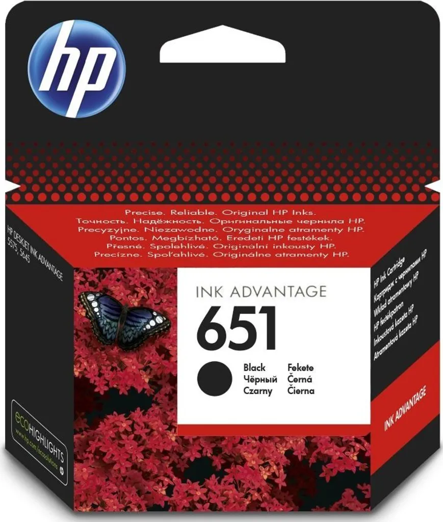 HP Tintenstrahl Kassette 651 Black C2P10AE Original 3 HP Tintenstrahl Kassette 651 Black C2P10AE Original