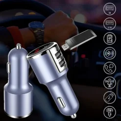 Forever TR-340 Bluetooth FM Transmitter Auto Radio Adapter Radio, Freisprecheinrichtung, 2 USB-Ports, Ladegerät Unterstützt -Elektronikpunkt f43338d4f91286794d895589100e410b