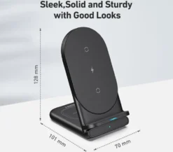 AUKEY LC-A2-Bla Aircore Series 2-in-1 Wireless Charging Stand, Schwarze Farbe 15 AUKEY LC-A2-Bla Aircore Series 2-in-1 Wireless Charging Stand, Schwarze Farbe -Elektronikpunkt f4a831a34ef03cce19bdb02b1c1ac350