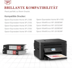 10er Epson 603 XL Ersetzen Epson 603xl Druckerpatronen - Expression Home XP-3100 XP-4100 XP-2100 XP-2105 XP-3105 XP-4105 Workforce WF-2830 WF-2810 WF-2835 WF-2850, 4 Schwarz/2 Cyan/2 Magenta/2 Gelb -Elektronikpunkt f55067d792c9b0fc3ebd8463d6276039