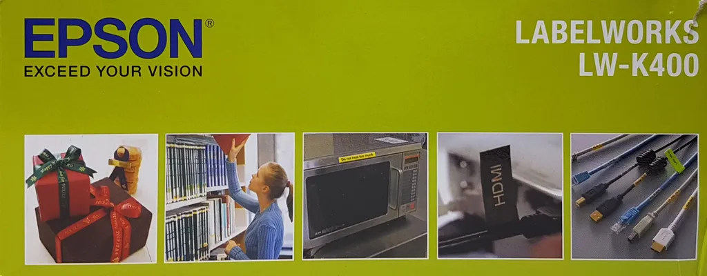 Epson® Epson LabelWorks LW-K400 - QWERTZ - Wärmeübertragung - 180 X 180 DPI - 6 Mm/sek - AA - Schwarz - Grü Epson 6 Epson® Epson LabelWorks LW-K400 - QWERTZ - Wärmeübertragung - 180 X 180 DPI - 6 Mm/sek - AA - Schwarz - Grü Epson – Bild 4