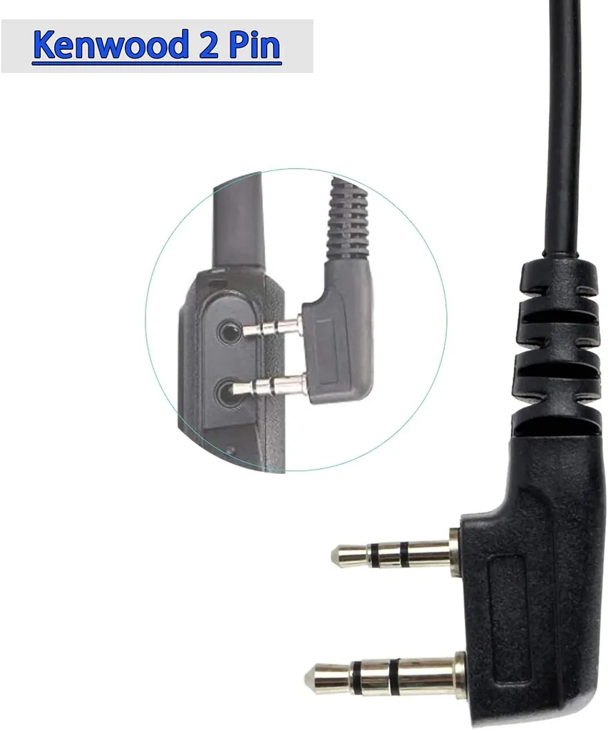 Retevis Funkgeräte Kehlkopfmikrofon Headset 2-pin PTT Kopfhörer Ohrhörer Kompatibel Mit Walkie Talkie RT24 RT27 RT622 RT28 RT617 RT618 RT619 RT46 Baofeng BF-88E UV-5R Kenwood (1 STK.) 6 Retevis Funkgeräte Kehlkopfmikrofon Headset 2-pin PTT Kopfhörer Ohrhörer Kompatibel Mit Walkie Talkie RT24 RT27 RT622 RT28 RT617 RT618 RT619 RT46 Baofeng BF-88E UV-5R Kenwood (1 STK.) – Bild 4