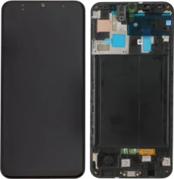 Original AMOLED Display Touchscreen Bildschirm Rahmen Schwarz Für Samsung Galaxy A50 A505F -Elektronikpunkt f6cdd270742b31545d4afc036a144e21