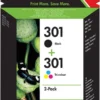 HP 301 2er-Pack Schwarz/Cyan/Magenta/Gelb Original Tintenpatronen -Elektronikpunkt f6f244d171348c6dd27ef1f53d620795