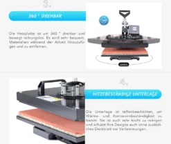 Crenex 30x38cm Hitzepresse Heißpresse T-Shirtpresse Transferpresse Textilpresse 16 Crenex 30x38cm Hitzepresse Heißpresse T-Shirtpresse Transferpresse Textilpresse -Elektronikpunkt f77e206bfd7e945274641299550cc2c2