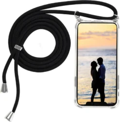 Handyhülle Zum Umhängen IPhone 11 Handykette Tpu Schutzhülle Mit Schnur Band Seil Case Kordel Schwarz