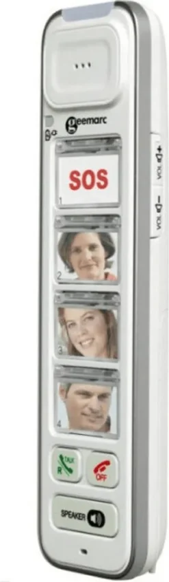 Geemarc PHOTODECT 295 Zusatz-Telefon - Schnurloses Schwerhörigen 30 DB -Telefon Mit 4 Fototasten Und Lautsprecher - Besonders Praktisch Bei Demenz - Deutsche Version -Elektronikpunkt f7f8ca7c3d4180fadeff179271449c00