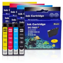 Kompatibel 4 Tintenpatronen Epson T03A6, 603XL, C13T03A64010 Für Epson Expression Home XP-2100, XP-2105, XP-3100, XP-3105, XP-4100, XP-4105, WF-2810 DWF, WF-2830 DWF, WF-2835 DWF, WF-2850 DWF, XP-2100, XP-3100, XP-4100 Drucker Series