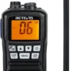 Retevis RM01 Marine Walkie Talkie, IP67 Wasserdichtes Handfunkgerät, Vibration, Schwebend 88 Kanäle Handfunkgerät Zum KajakfahrenAngeln Bootfahren (Schwarz, 1 Stück) -Elektronikpunkt f916504b7a42905de10d66068e91475e