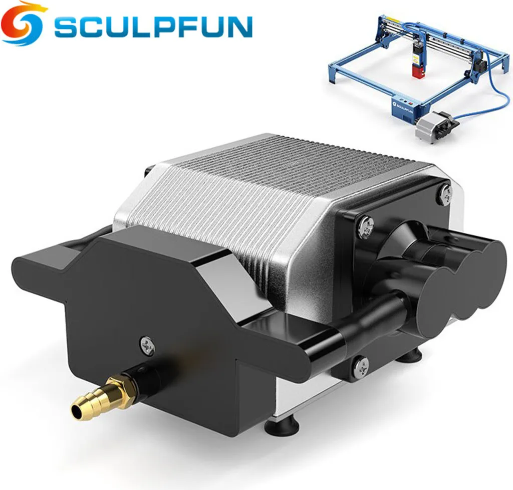 SCULPFUN 30L/Min Air Assist System+SCUL PFUN Walze Roller Set+Wabenarbeitstisch Stahlplatte 400 X 400 Mm SCULP FUN 11 SCULPFUN 30L/Min Air Assist System+SCUL PFUN Walze Roller Set+Wabenarbeitstisch Stahlplatte 400 X 400 Mm SCULP FUN – Bild 9