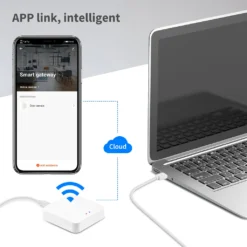Tuya ZigBee Gateway Hub Intelligenter ZigBee Central Hub WLAN Smart Home Bridge Drahtlose Fernbedienung Verbindung Mehrerer Geraete Bis Zu 60 Smart Devices Kompatibel Mit Alexa Google Assistant -Elektronikpunkt fdb5b400498a12f4b297cba0140ebbfc