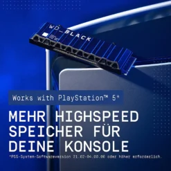 WD_BLACK™ SN850 NVMe™ SSD Mit Kühlkörper 1 TB- Works With PlayStation™ 5* -Elektronikpunkt fecc05c518d013e271b1f31d4c006541