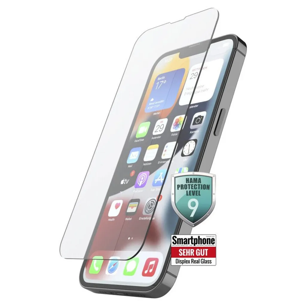 Hama Premium Crystal Glass Klare Bildschirmschutzfolie Apple 1 Stück(e) 4 Hama Premium Crystal Glass Klare Bildschirmschutzfolie Apple 1 Stück(e) – Bild 2