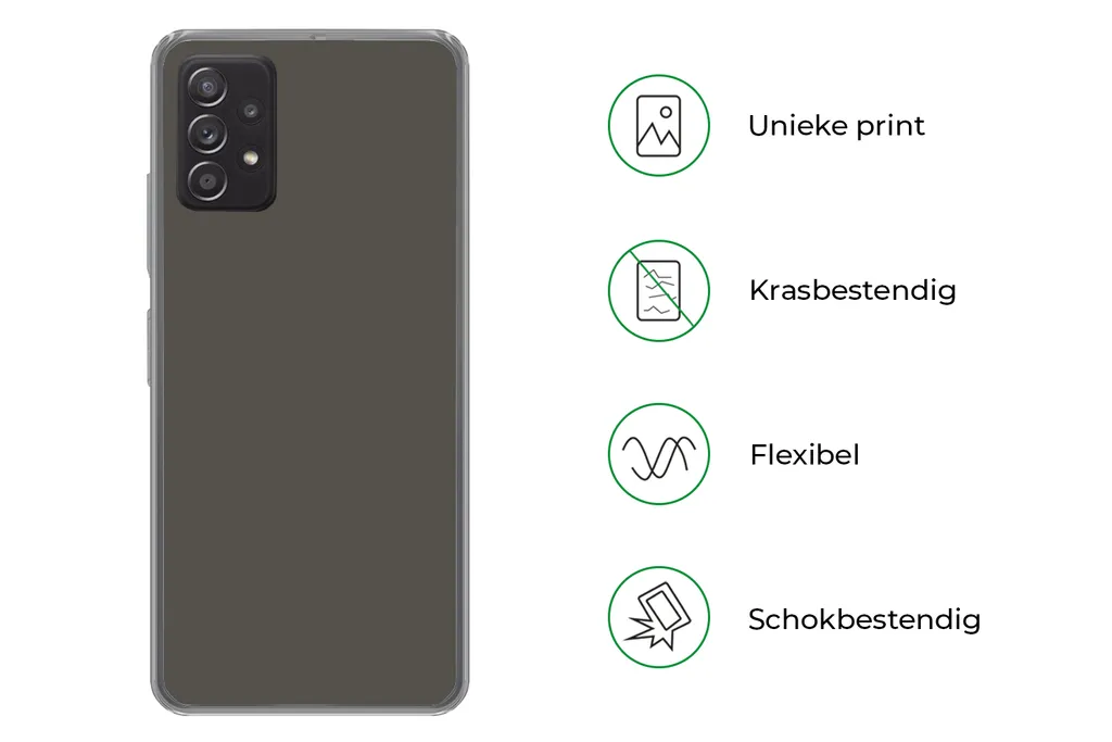 MuchoWow® Handyhülle Schutzhülle Hülle Für Samsung Galaxy A53 5G Grau - Farben - Kalt Silikon Softcase Handy Hülle - Schutzabdeckung 9 MuchoWow® Handyhülle Schutzhülle Hülle Für Samsung Galaxy A53 5G Grau - Farben - Kalt Silikon Softcase Handy Hülle - Schutzabdeckung – Bild 7