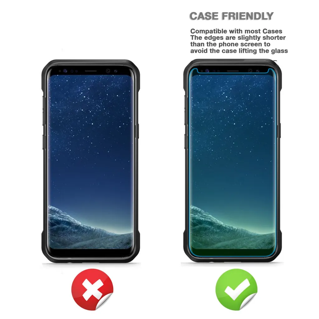 NALIA Schutzglas Kompatibel Mit Samsung Galaxy S8, 3D Full-Cover Displayschutz Hüllen-Kompatibel, 9H Härte Glas-Schutzfolie Handy-Folie Schutz-Film, HD Screen Protector Tempered Glass - Transparent 7 NALIA Schutzglas Kompatibel Mit Samsung Galaxy S8, 3D Full-Cover Displayschutz Hüllen-Kompatibel, 9H Härte Glas-Schutzfolie Handy-Folie Schutz-Film, HD Screen Protector Tempered Glass - Transparent – Bild 5