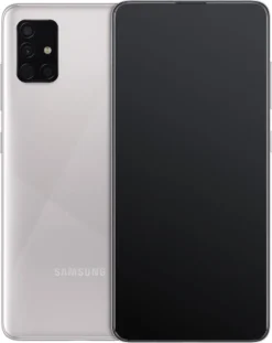 Samsung Galaxy A51 A515 Smartphone 128GB 4GB RAM Android LTE/4G Metallic Silver -Elektronikpunkt fff803be30830f16621aa80f23618d7f